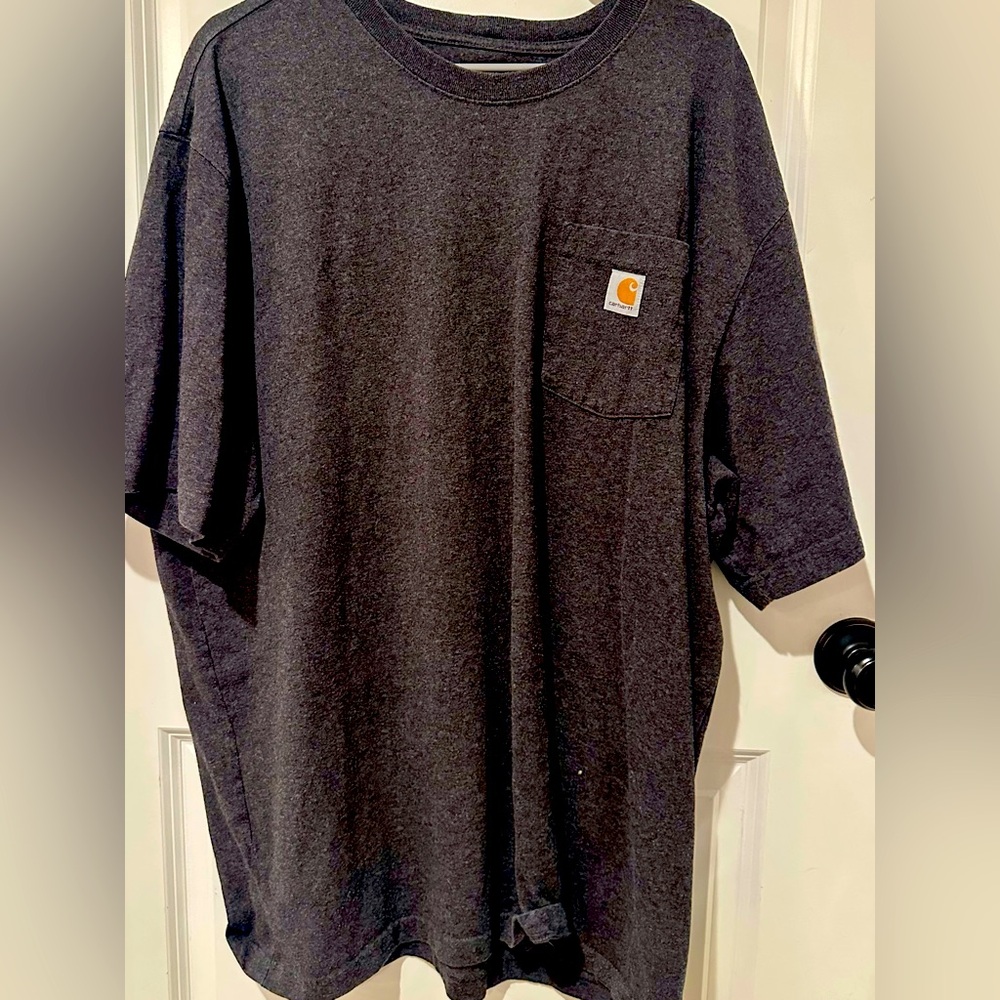 Carhartt Men's Charcoal Pocket Tee